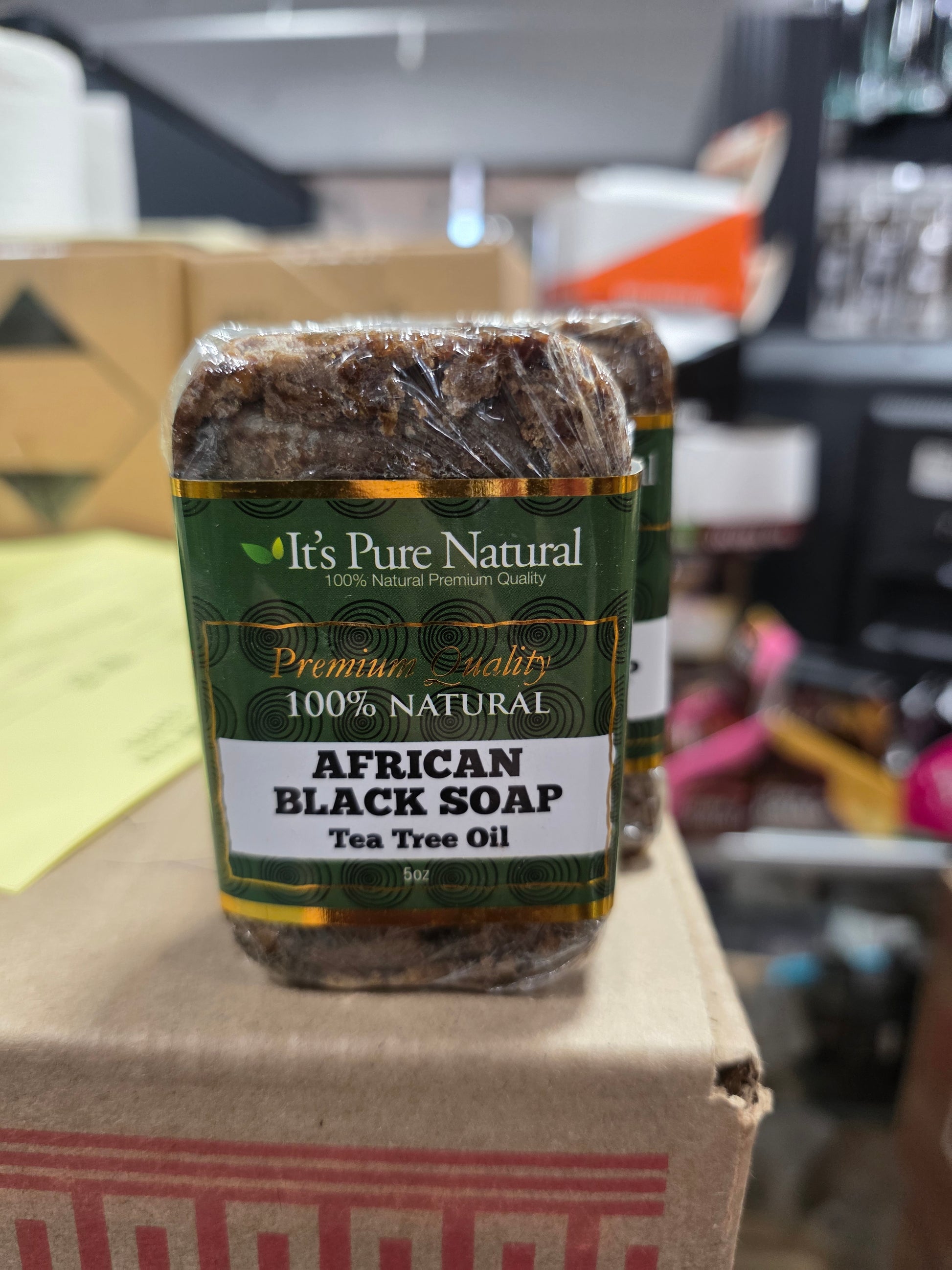 IT'S PURE AFR BLK SOAP T/TREE5Z by Beauty Giant