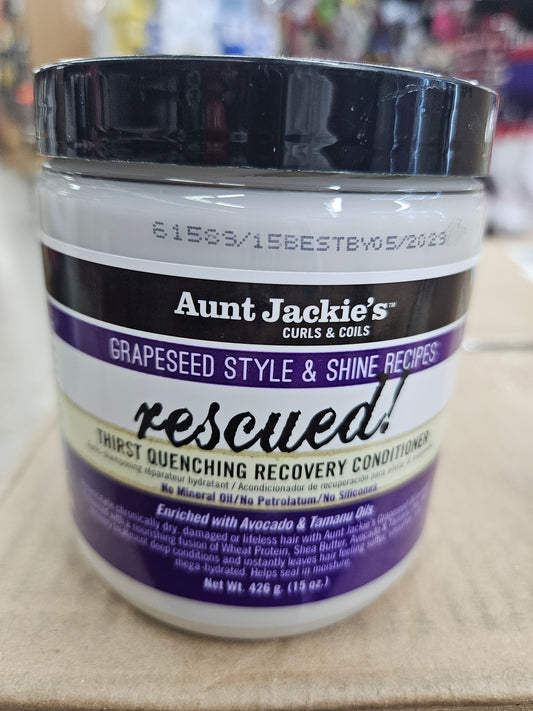 Aunt Jackie thirst quenching recovery cond.  Rescued.