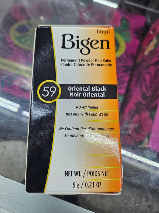 Bigen permanent powder color 59 oriental black