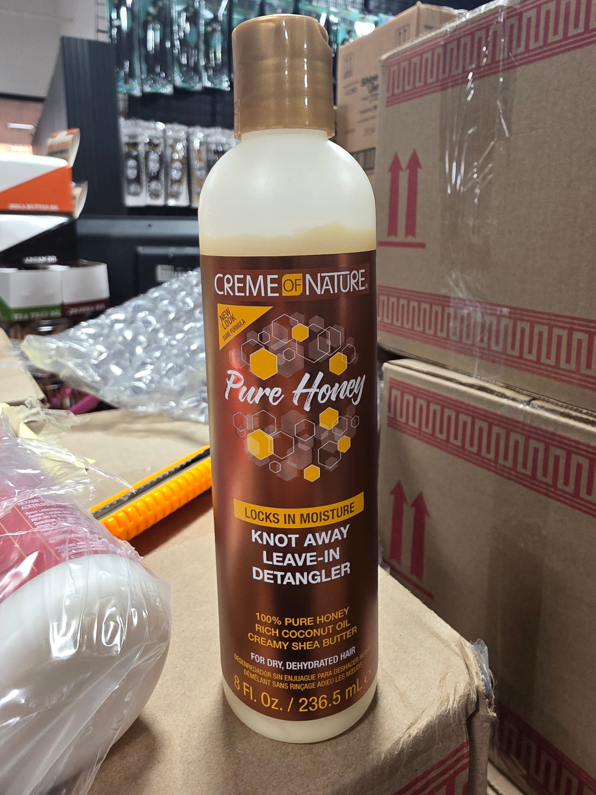 CRM/NAT PURE HONEY LV/IN DET 8Z by Beauty Giant