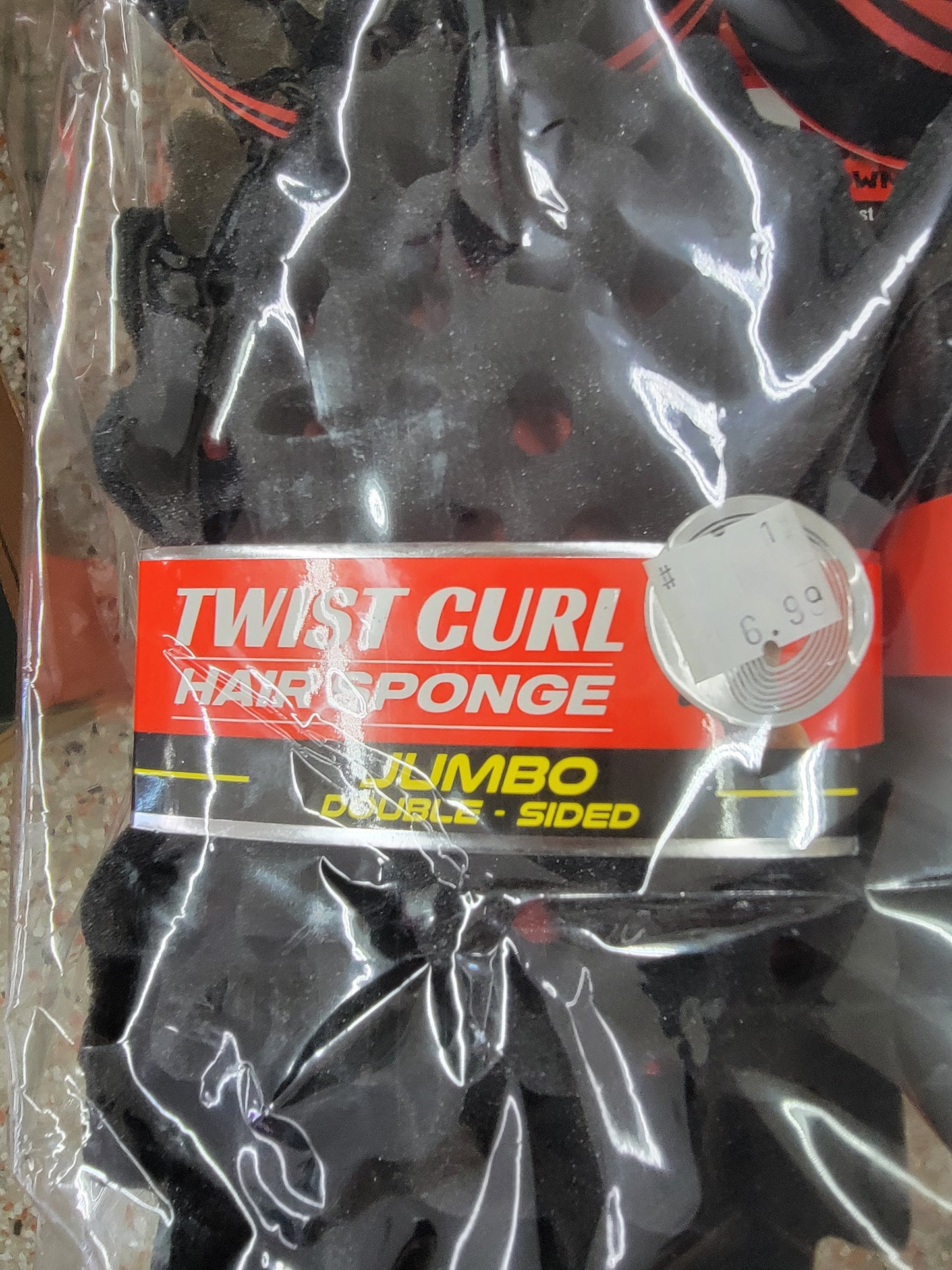 Twist Curl Hair Sponge Jumbo Double-Sided