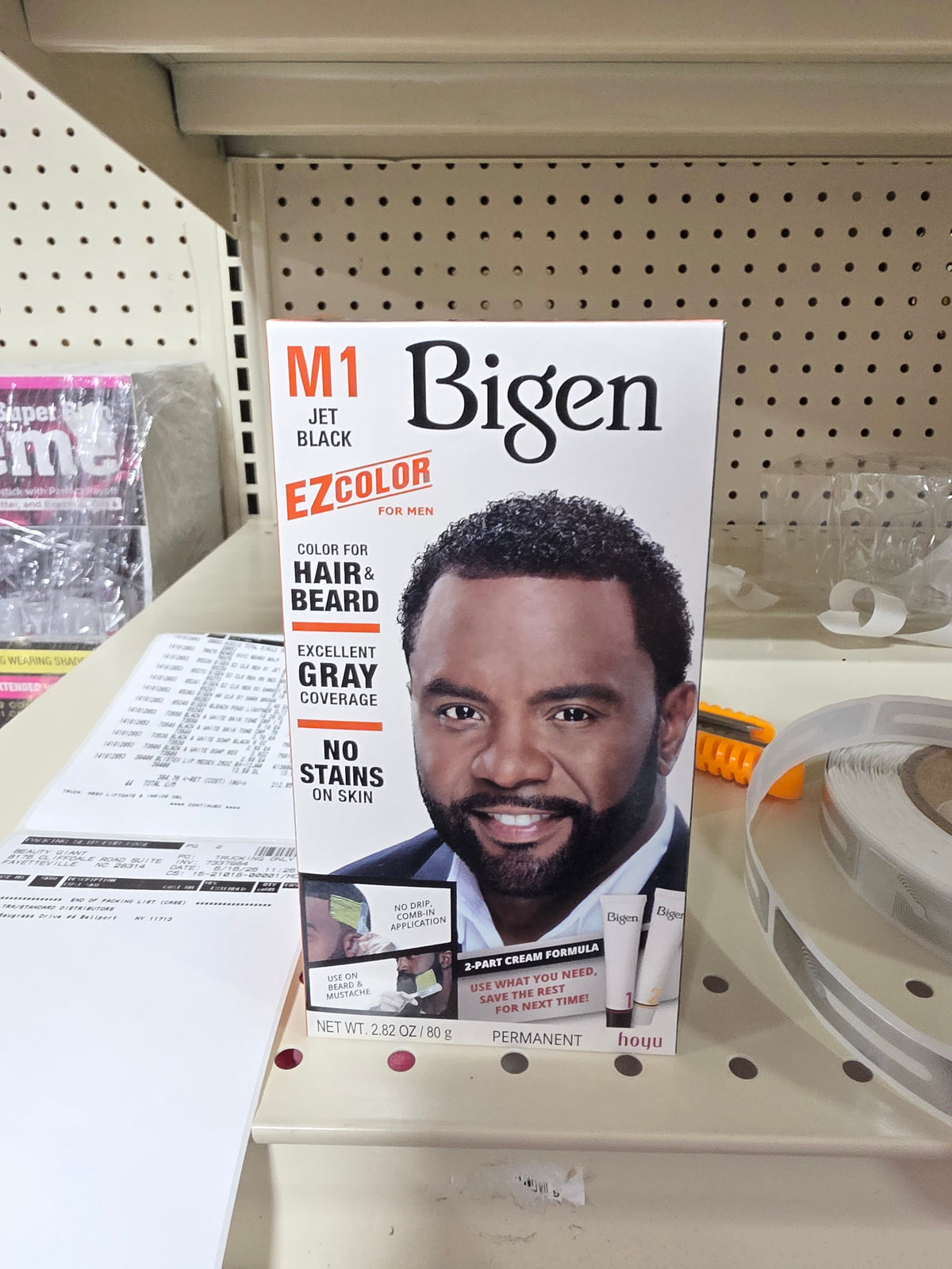 BIGEN EZ CLR MEN M1 JET BLACK by Beauty Giant