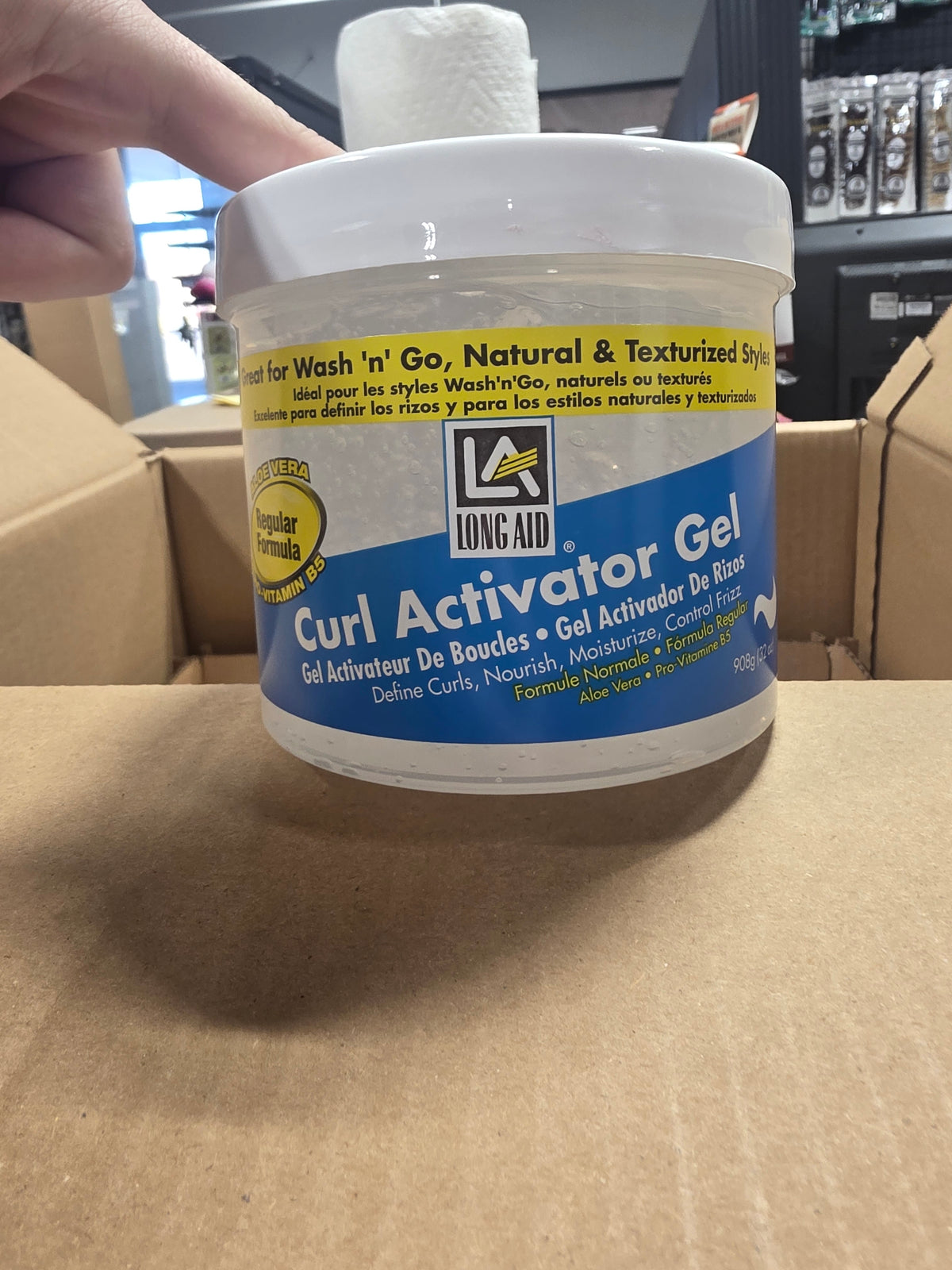 LONG AID ACT GEL REG 32OZ by Beauty Giant