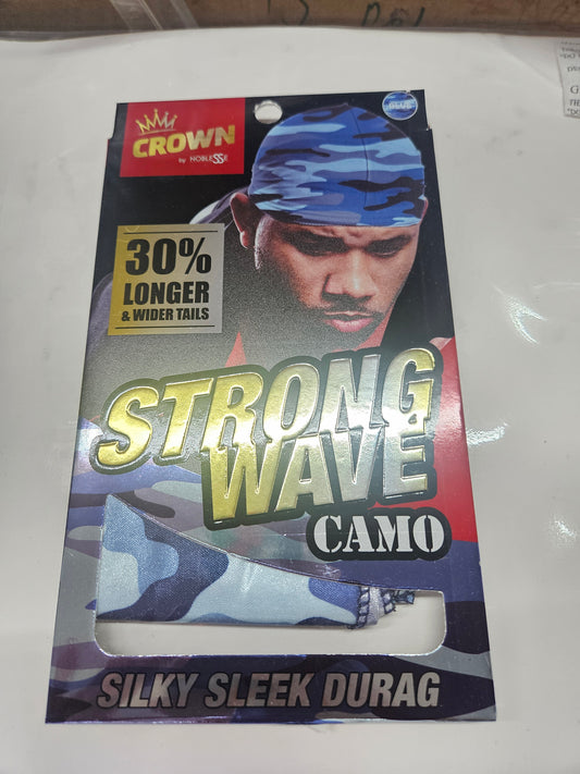Noblesse crown silky sleek Durag Camo