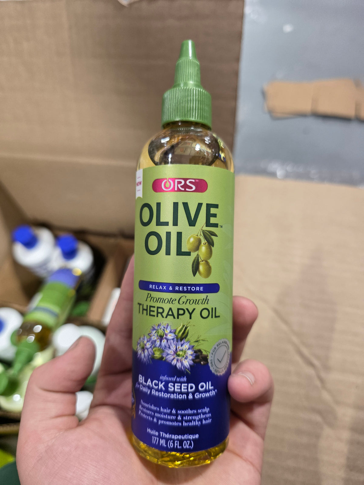 ORS OLIVE RLX&RST THERAPY OIL6Z by Beauty Giant