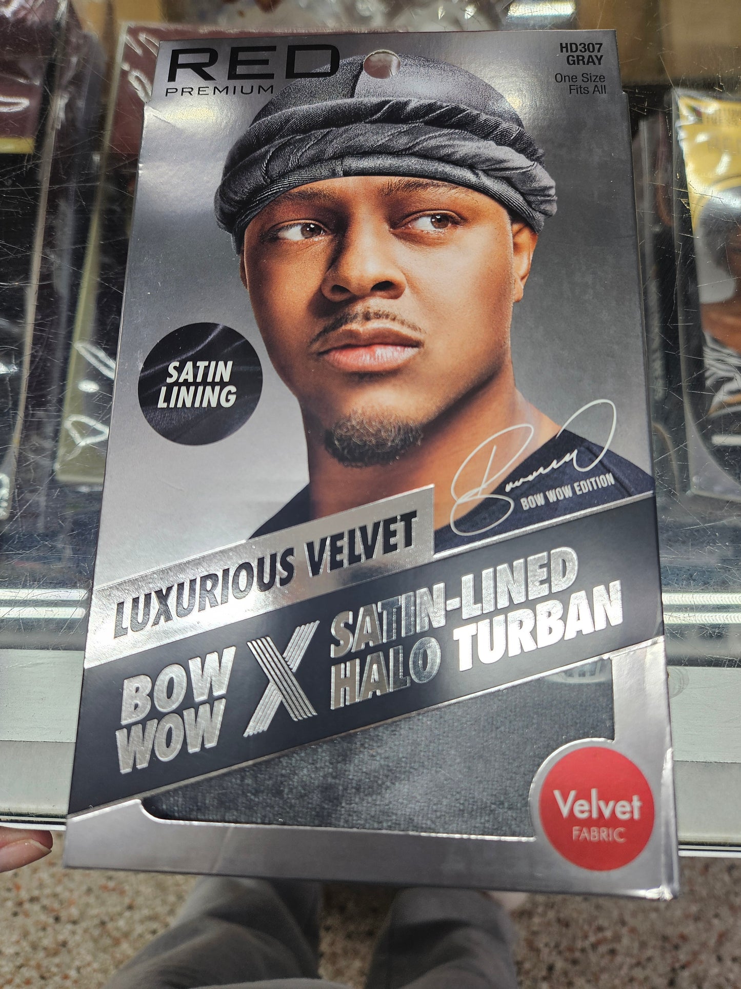 Bow wow satin lined turban