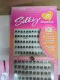 Cherry Blossom Silky 3D effect Clusters 100 Lashes 72255