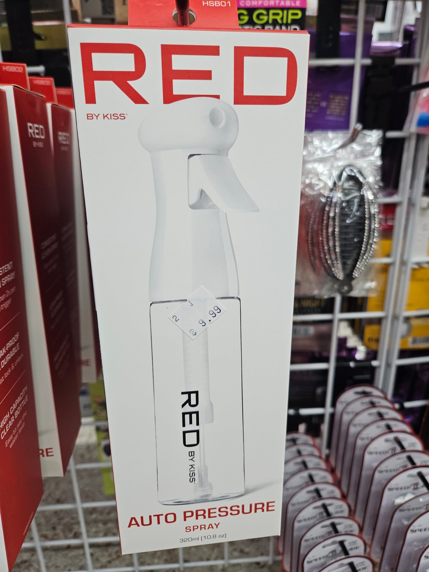 Red mist spray bottles