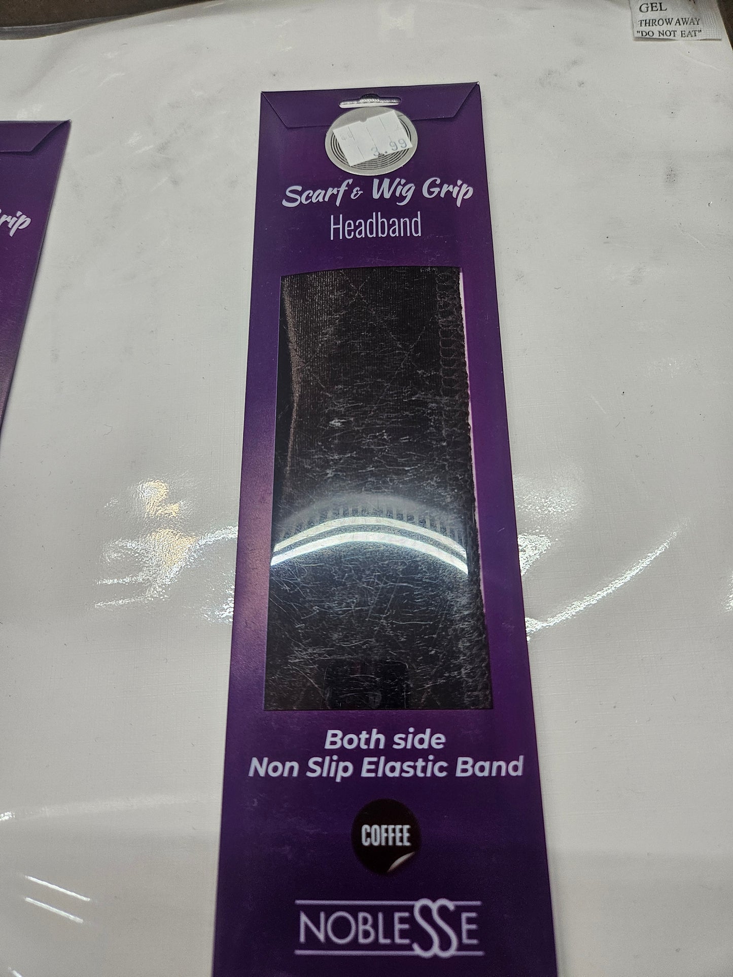 Noblesse velvet scarf n wig grip