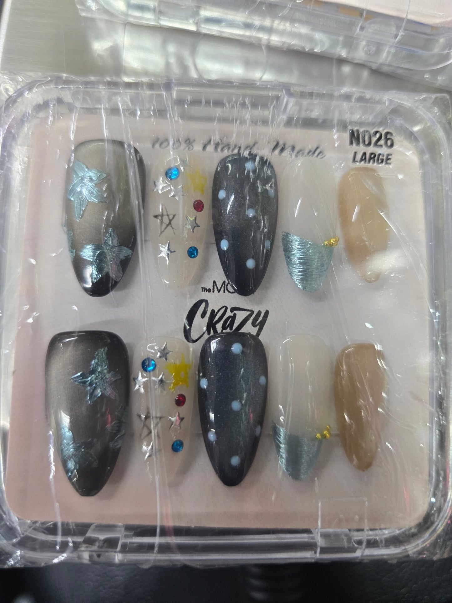 The More Crazy Hand made N026 Nails