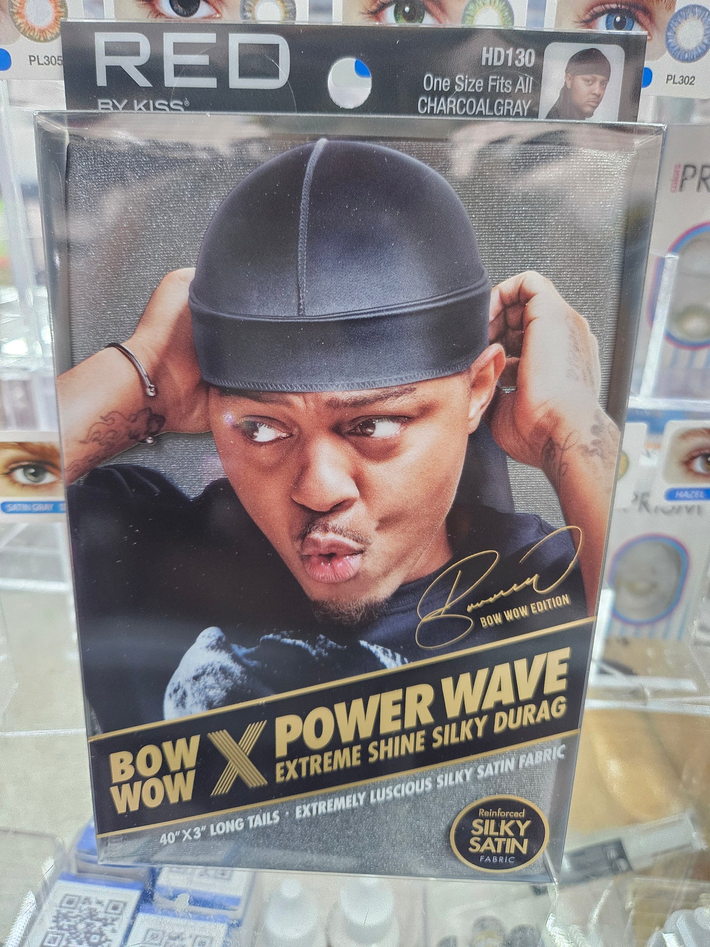 Red power wave extreme silky satin