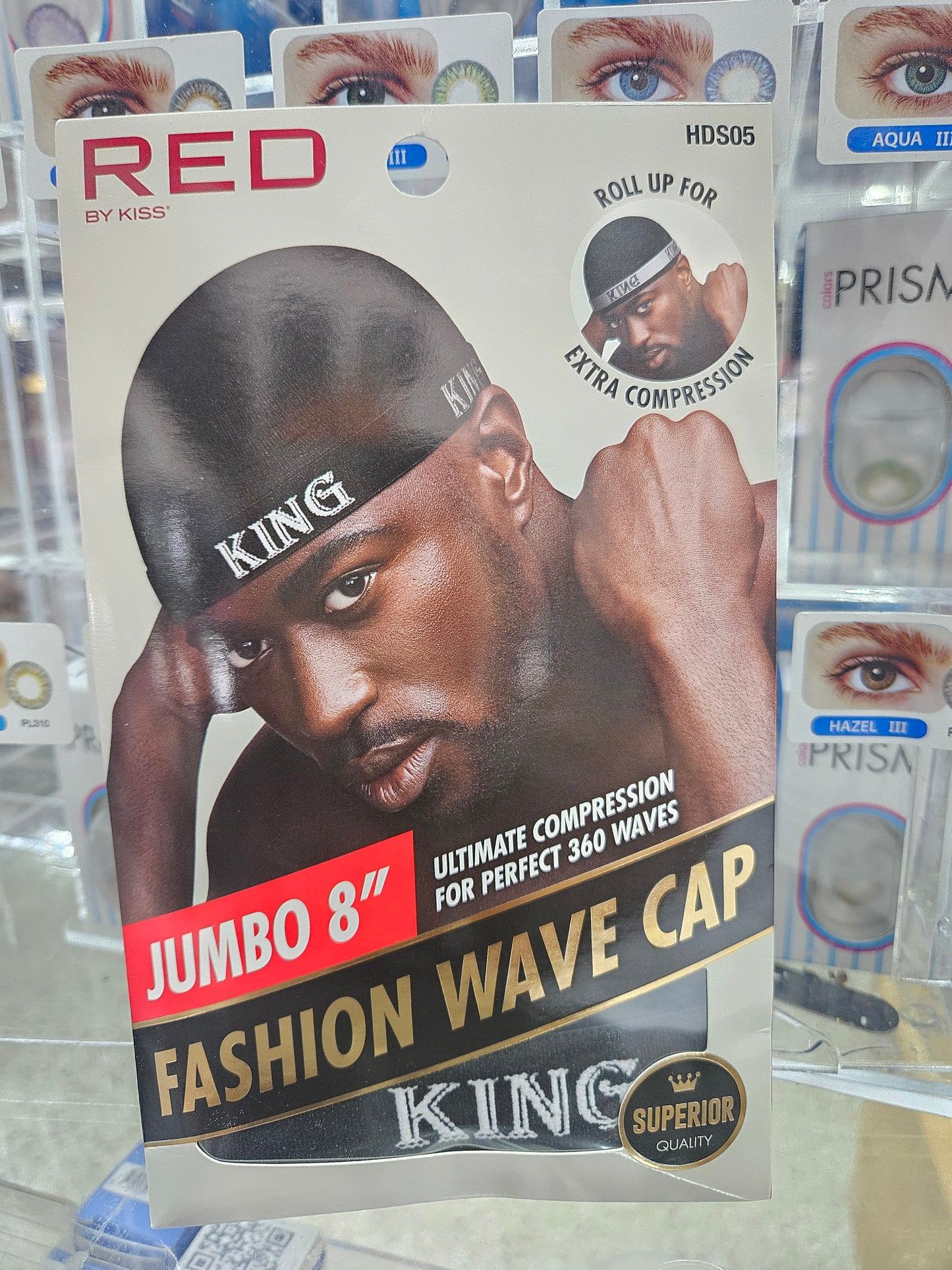 Red fashion wave cap