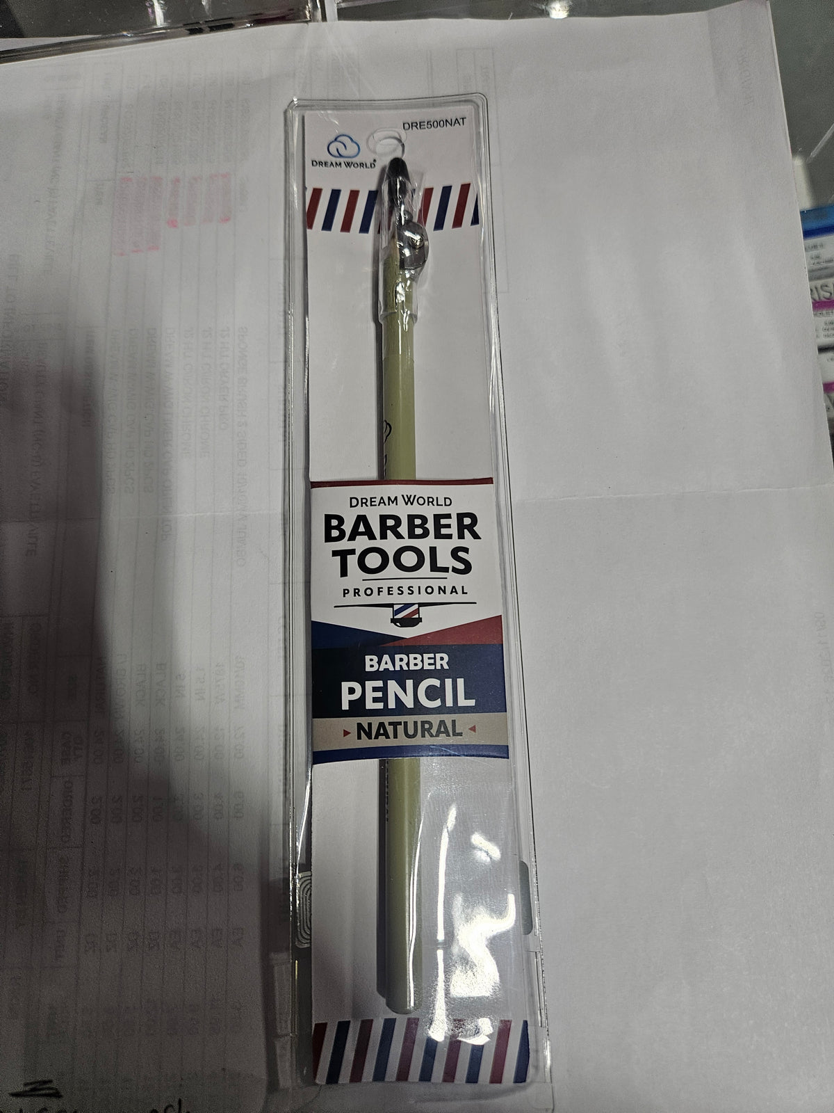Dream world Barber Tools pencil natural DRE500NAT by Beauty Giant
