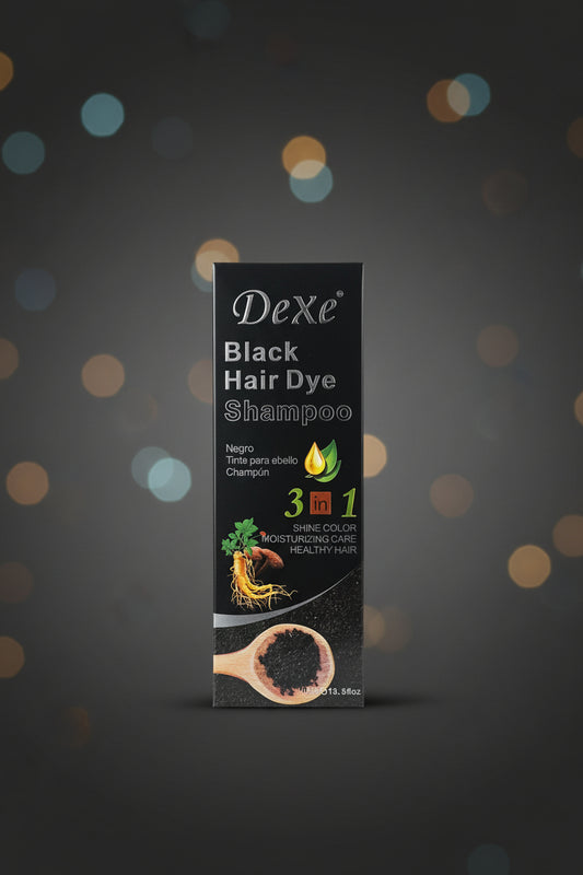 DEXE HAIR SHAMP DYE BLACK 13.5Z by Beauty Giant