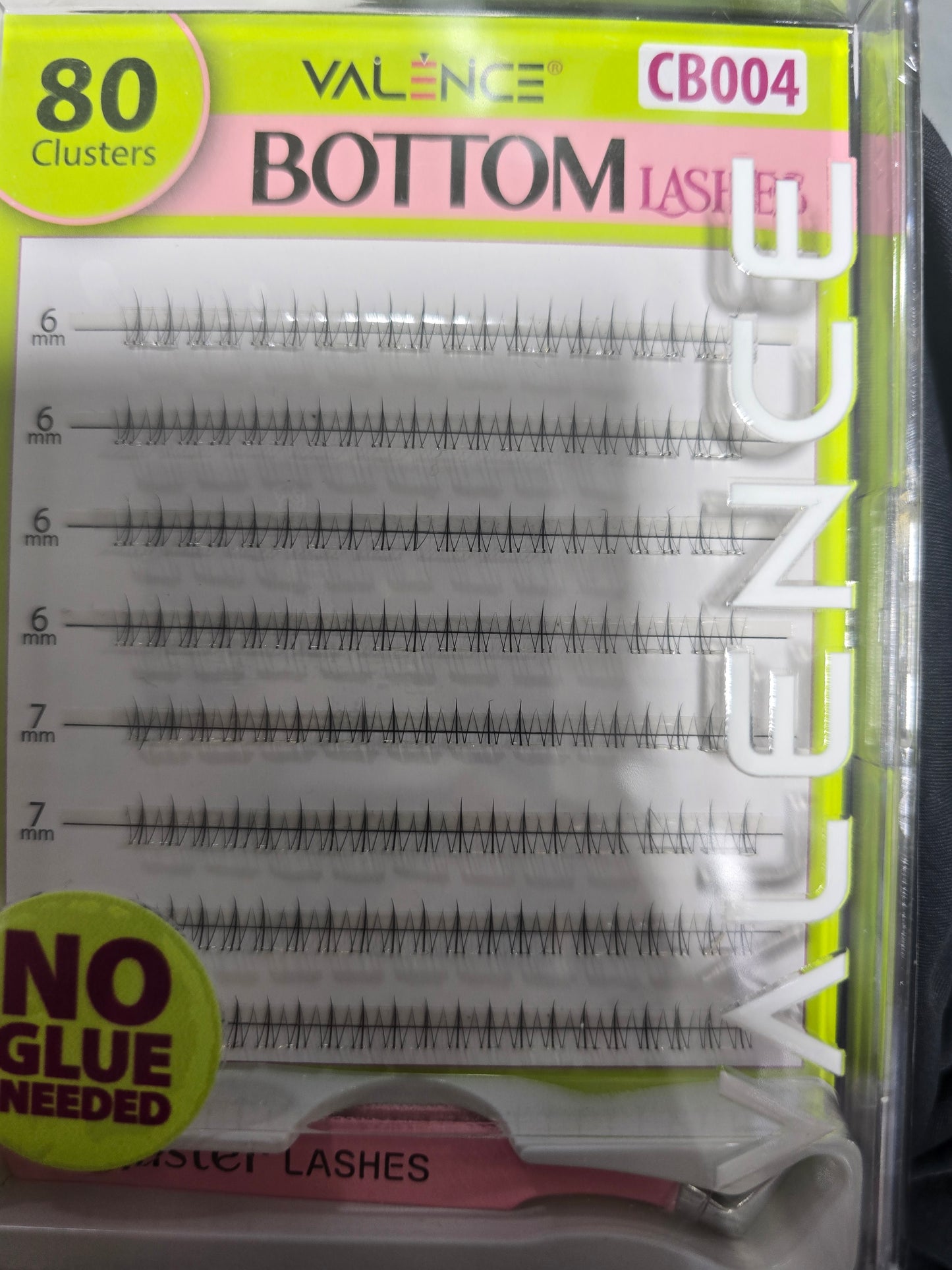 Valence Pre-Glue Bottom Lash 80Pc Cluster