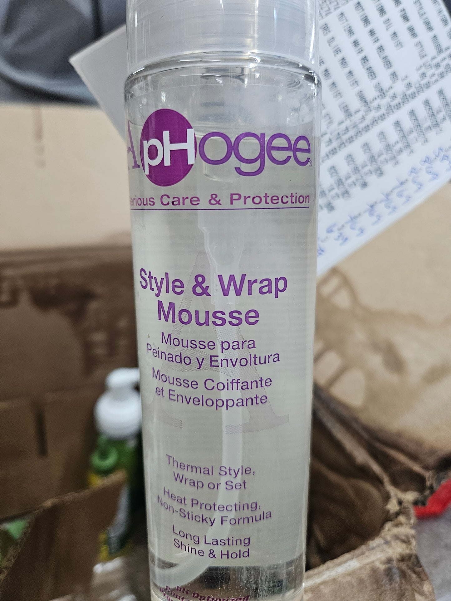 Aphogee style wrap moussr