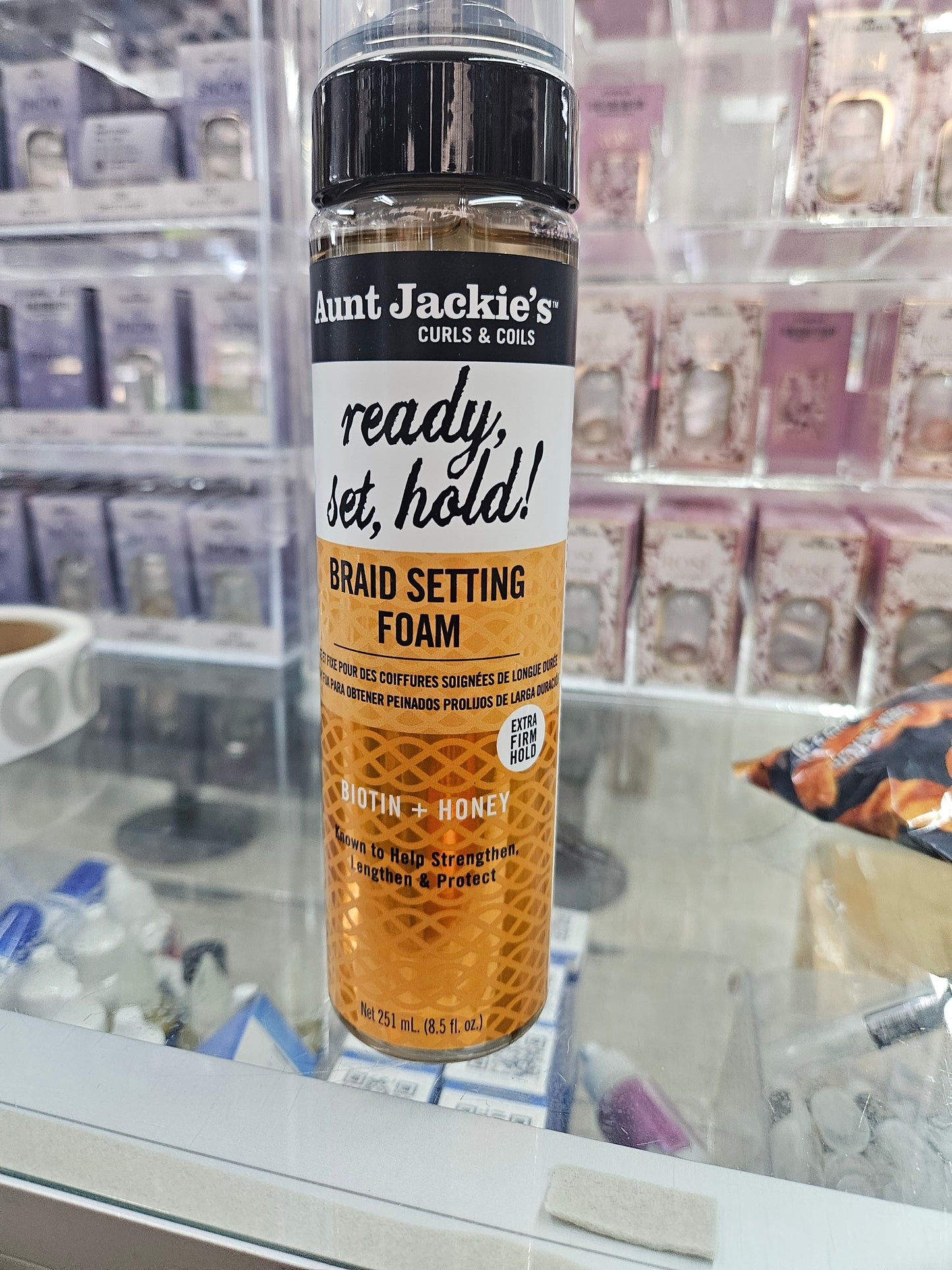 A/J ready,set,hold braid setting foam