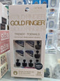 Gold finger Trendy toenails