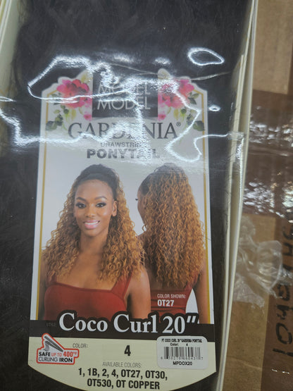 Model model coconut curl ponytail 20"