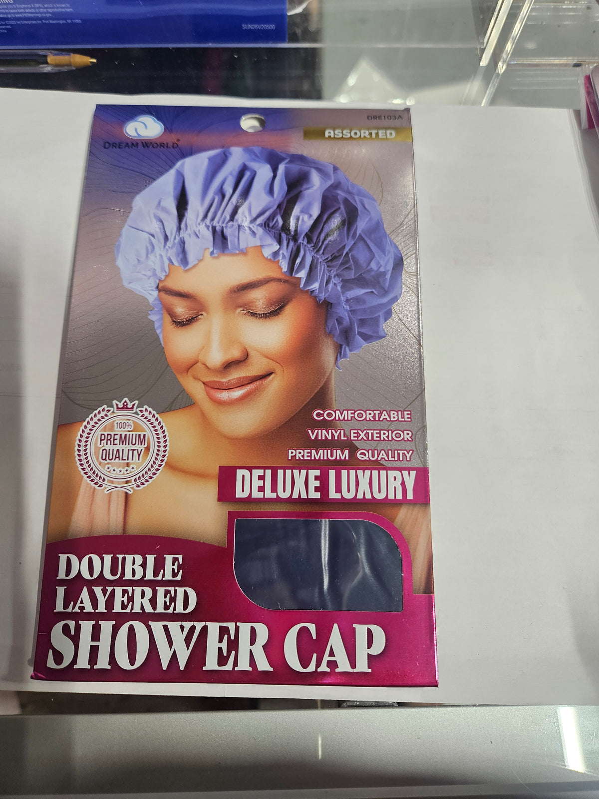 Dream world satin lined deluxe luxury shower cap by beauty-giant