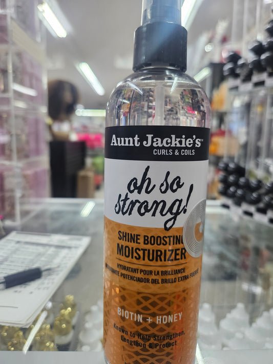 A/J oh so strong shine boosting moisturizer