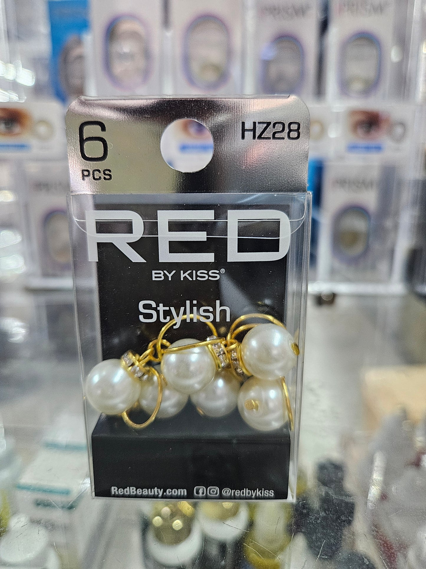 Red by kiss hair jewelry