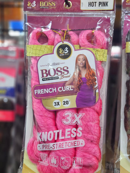 3x bobbi boss French curl 20"