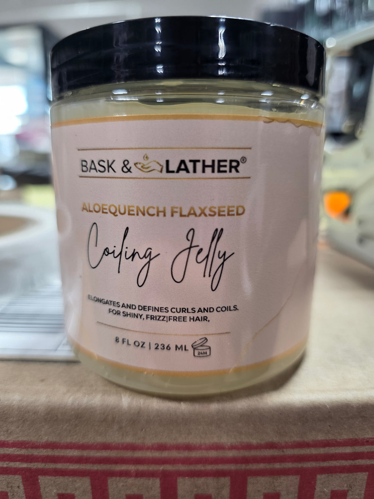 BASK&LATHER COIL CURL JELLY 8Z by Beauty Giant