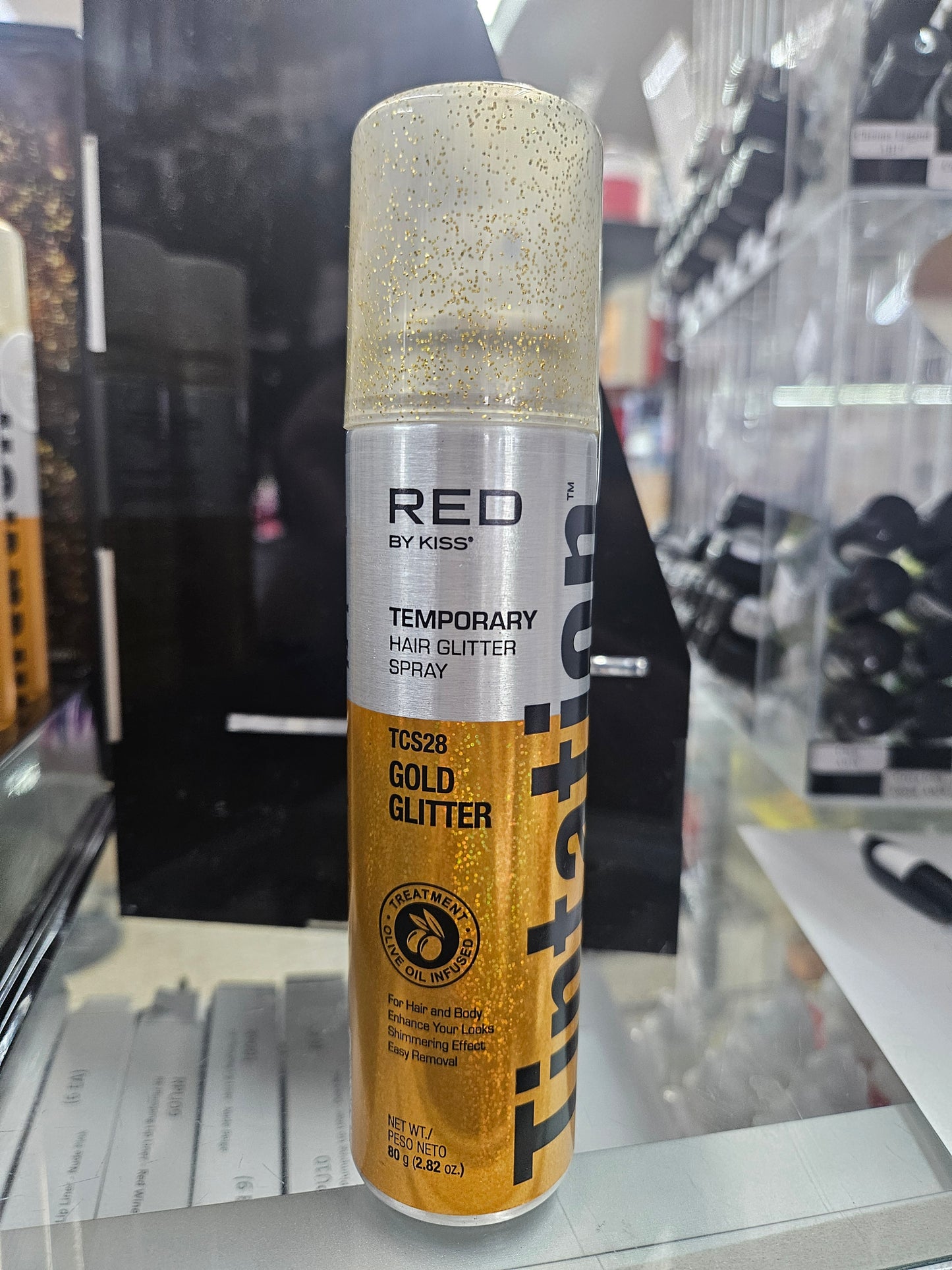 Red tintation color spray