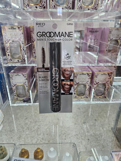Red grooming men's touch up color