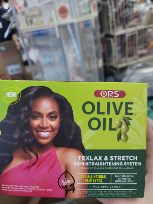 Ors olive oil texlax & stretch semi straightening system