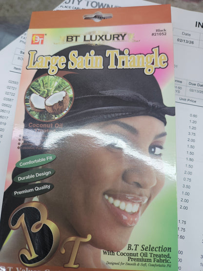 BT Luxury large satin triangle