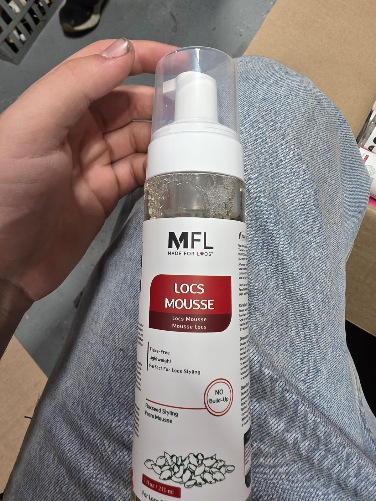 MADE FOR LOCS FLAXSEED MOUSSE7Z by Beauty Giant