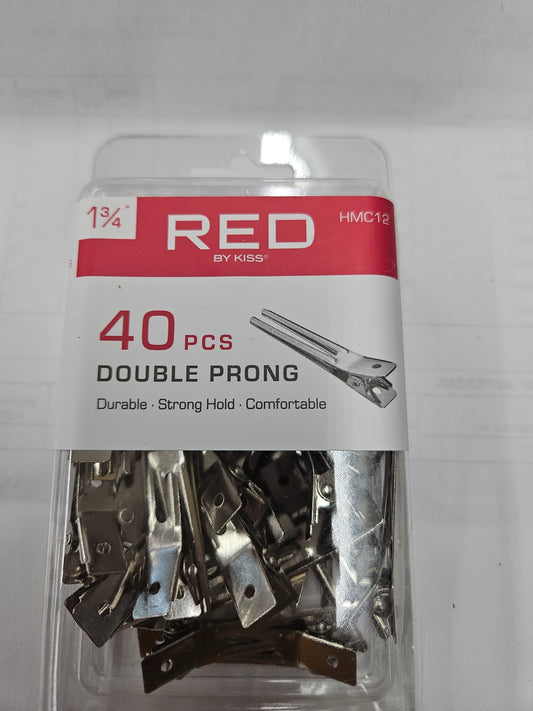 Red by kiss double prong 40pcs