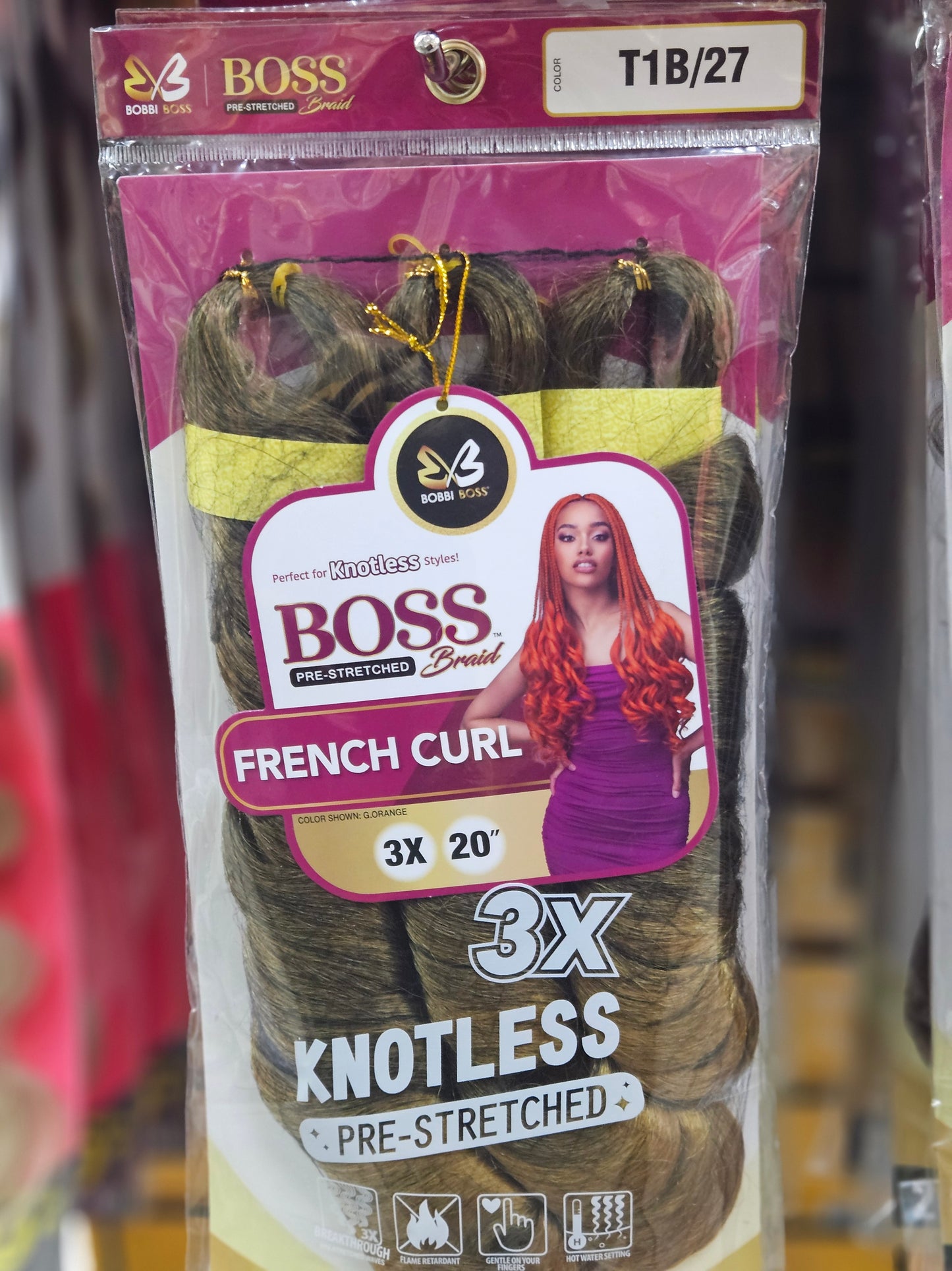 3x bobbi boss French curl 20"