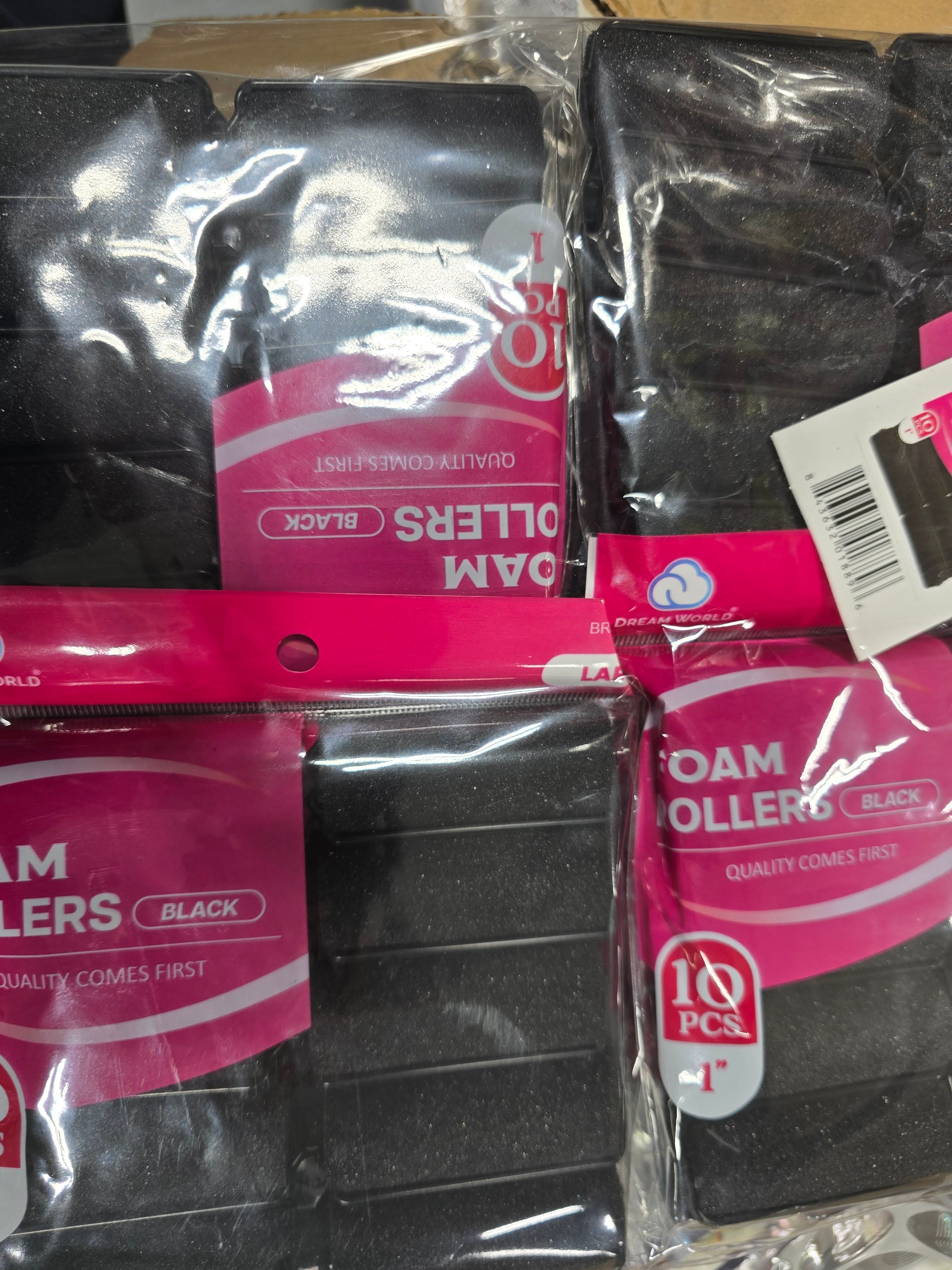 Dream Roller Foam-BK 10ct Large by Dream World