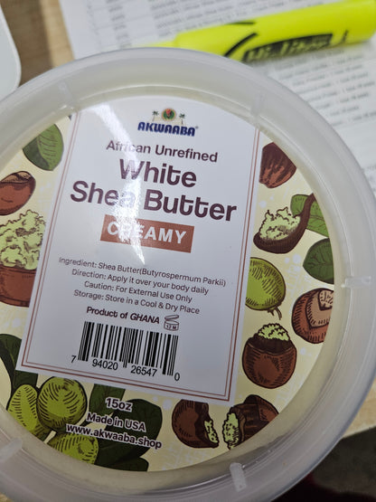 Akwaaba yellow shea butter