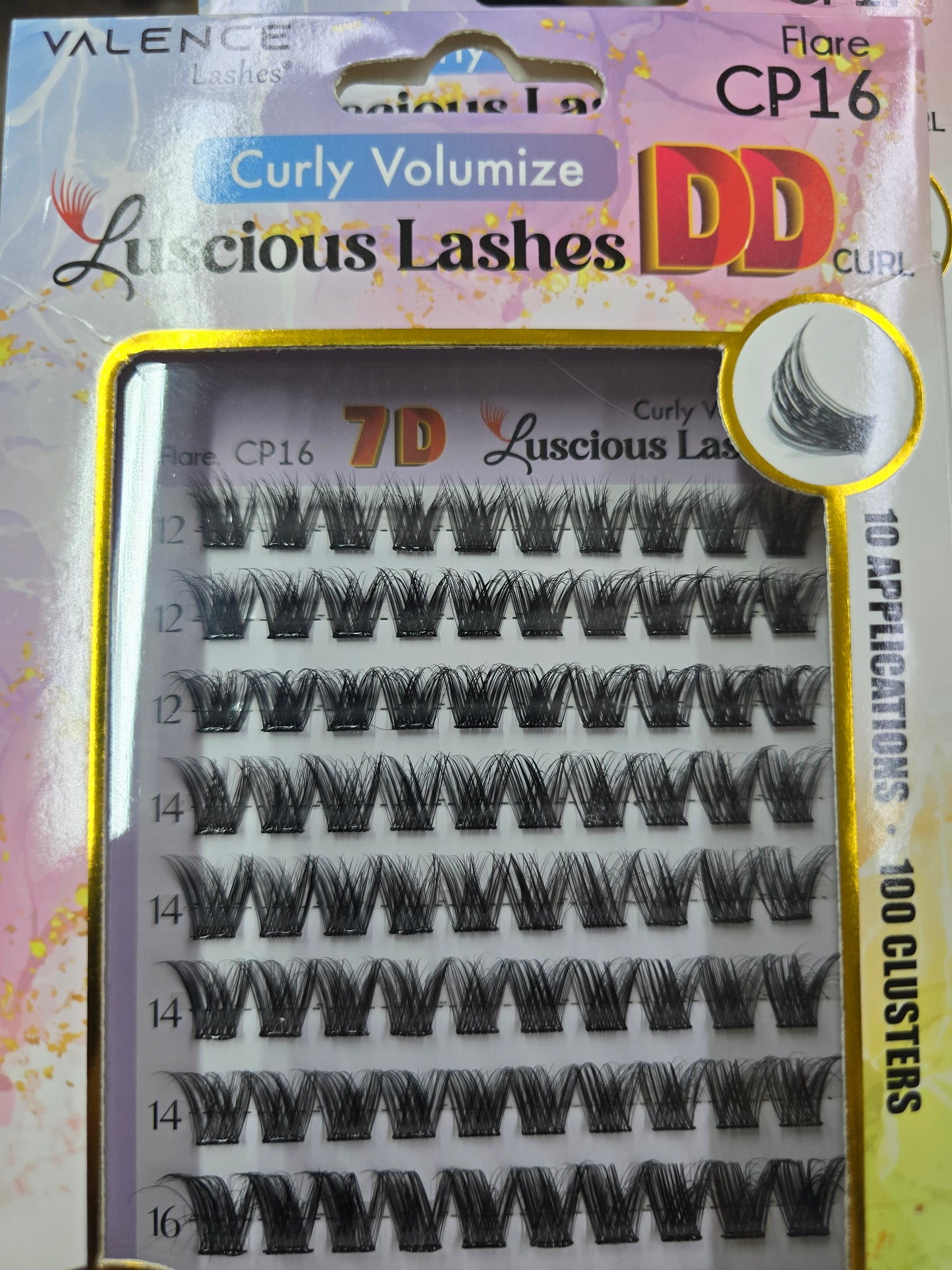 Valence Lashes Curly Volumize Luscious Lashes DD Curl