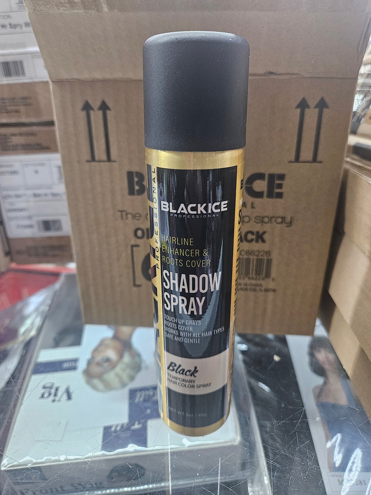 Black ice shadow spray