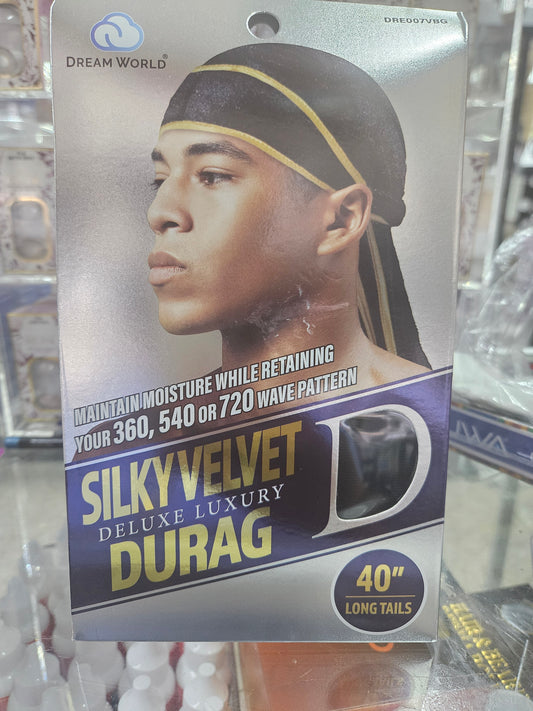 Dream world silky velvet durag
