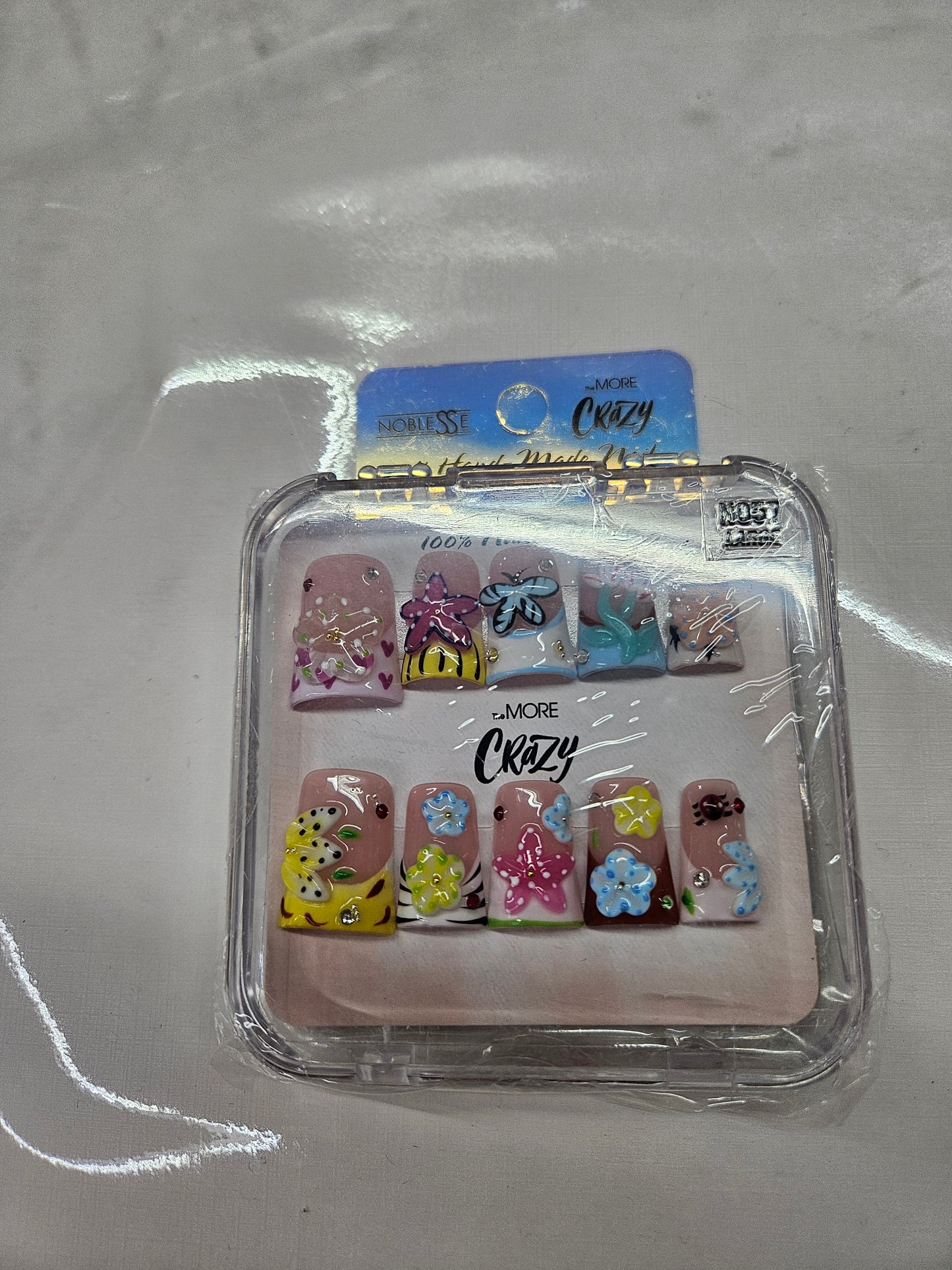 Crazy 100% hand made nails