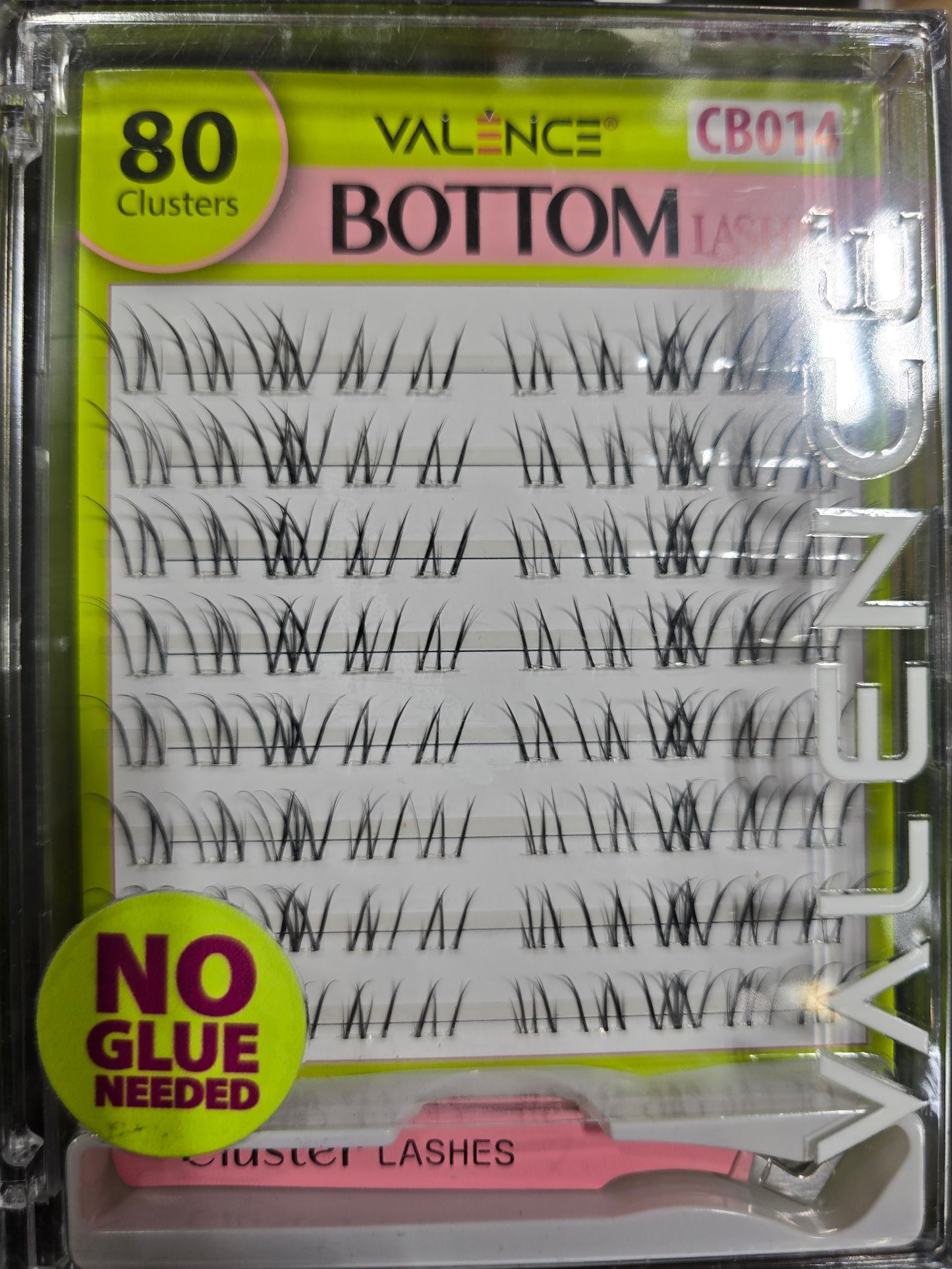 Valence Pre-Glue Bottom Lash 80Pc Cluster