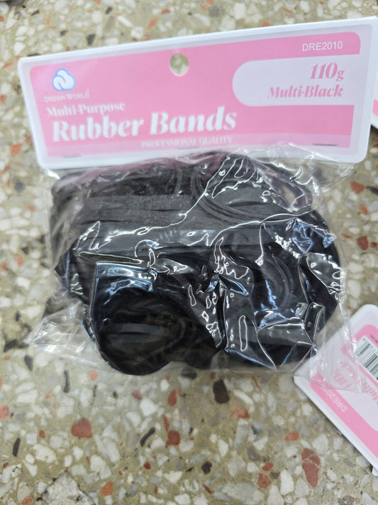 Dream World Multi Purpose Rubber Bands Professional quality Multi-Black