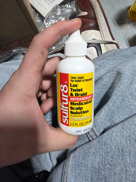 Sulfur8 loc and braid medicated scalp solution 2.5 oz by Beauty Giant