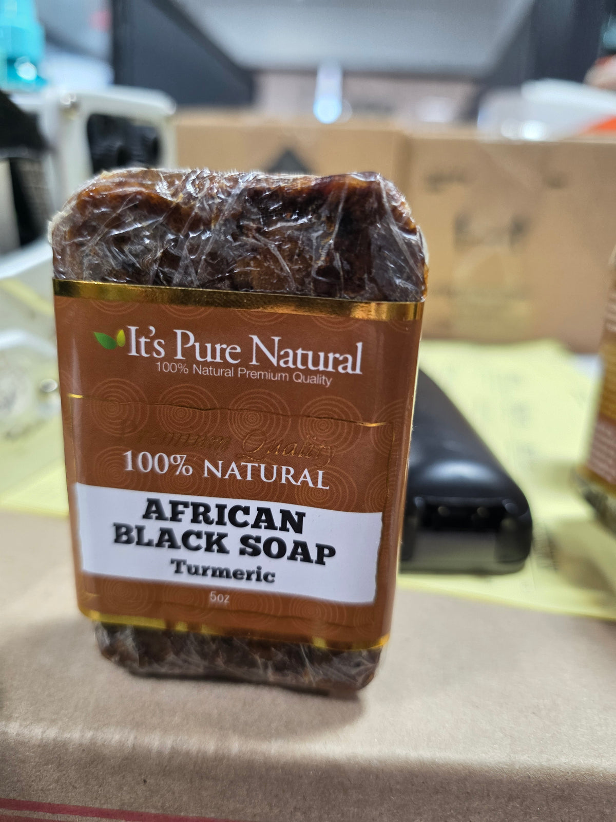 IT'S PURE AFR BLK SOAP TURMRC5Z by Beauty Giant
