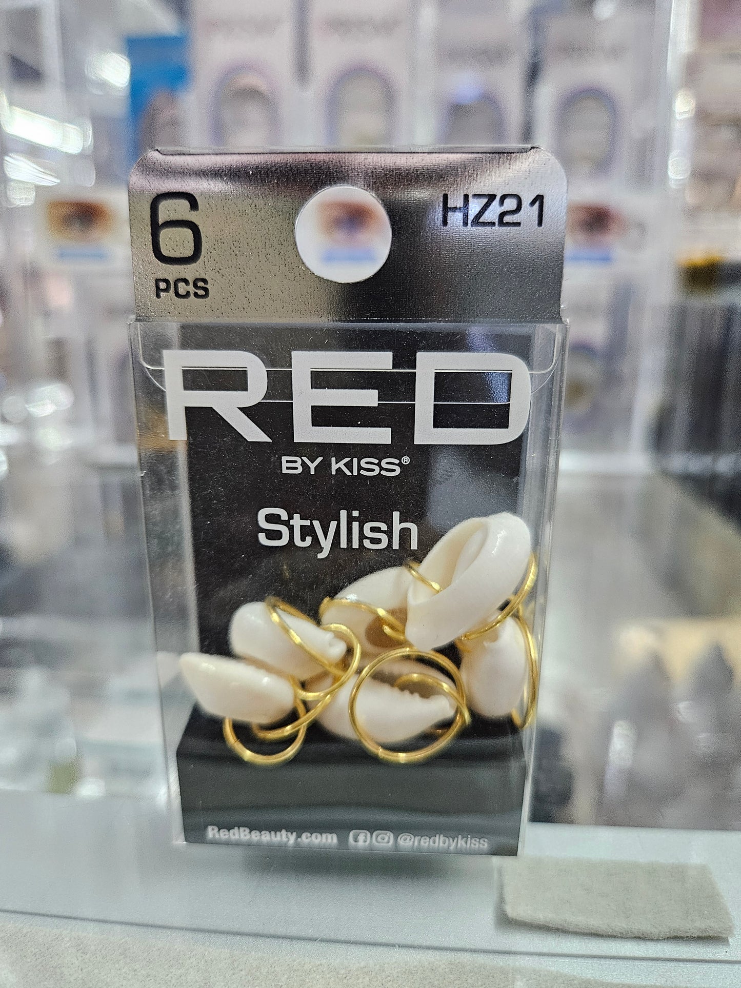Red by kiss hair jewelry