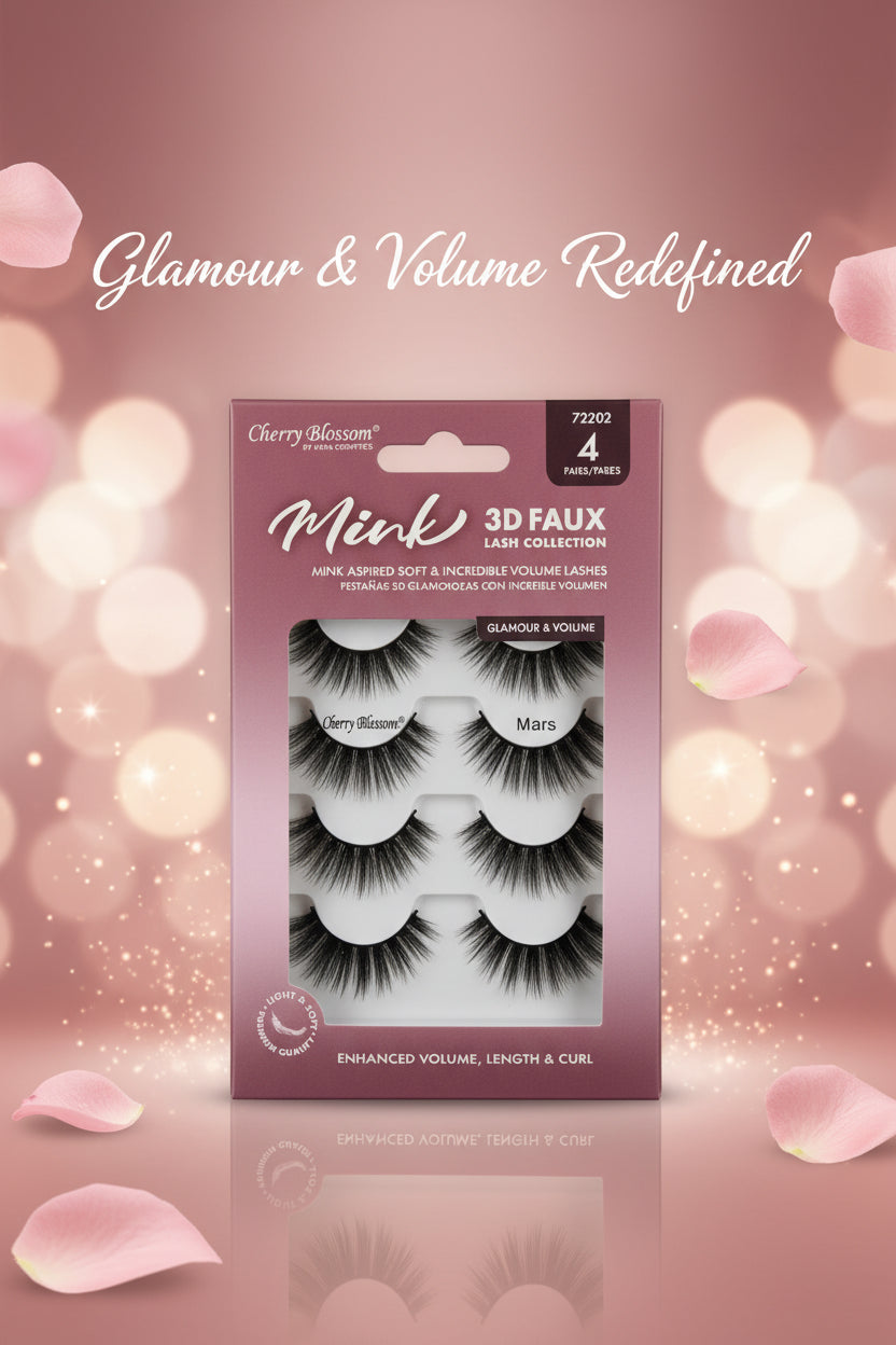 Cherry blossom Mink 3D faux 4prs 72202 by Beauty Giant