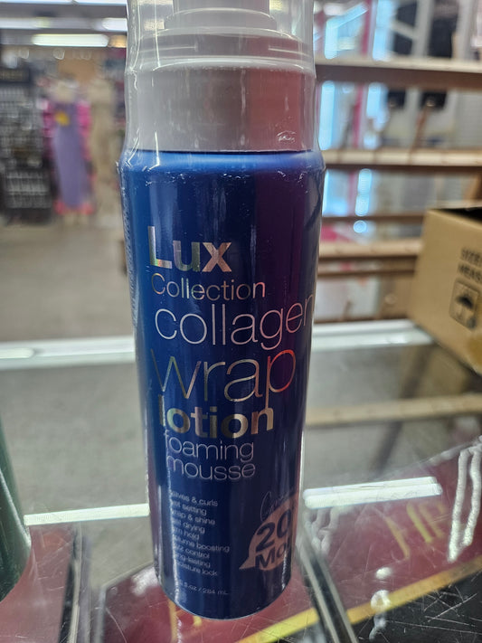 Lux collection wrap lotion foaming mousse