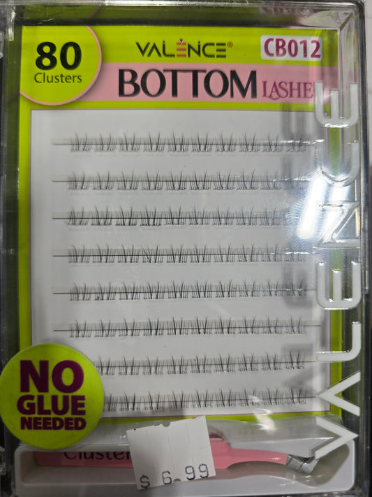 Valence Pre-Glue Bottom Lash 80Pc Cluster by Beauty Giant