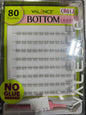 Valence Pre-Glue Bottom Lash 80Pc Cluster